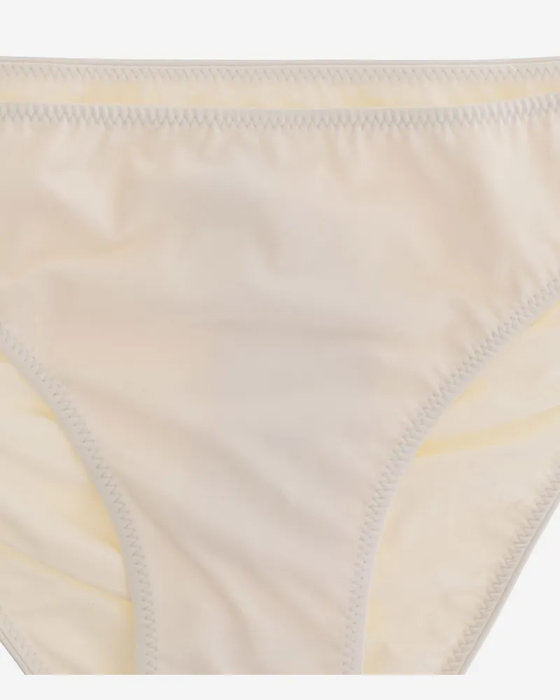 MC2 Saint Barth Women's Slip Bikini Ivory Polyamide Swimwear Sea Clothing Ivory
