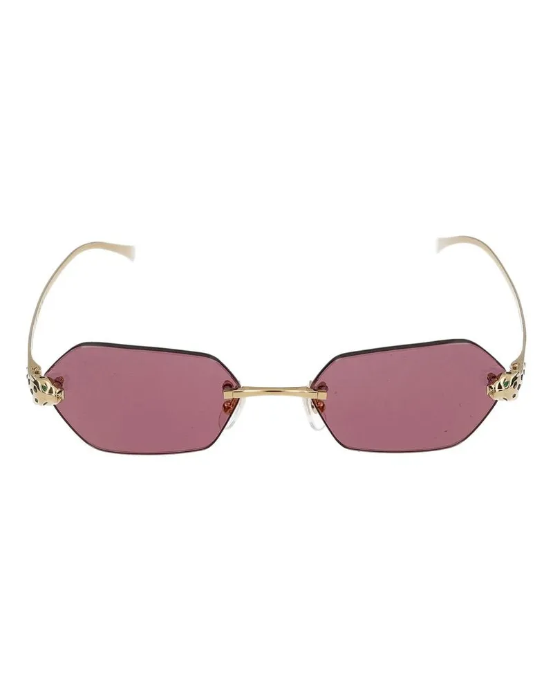 Cartier Women's Ct0636s Sunglasses Gold Metal Gold