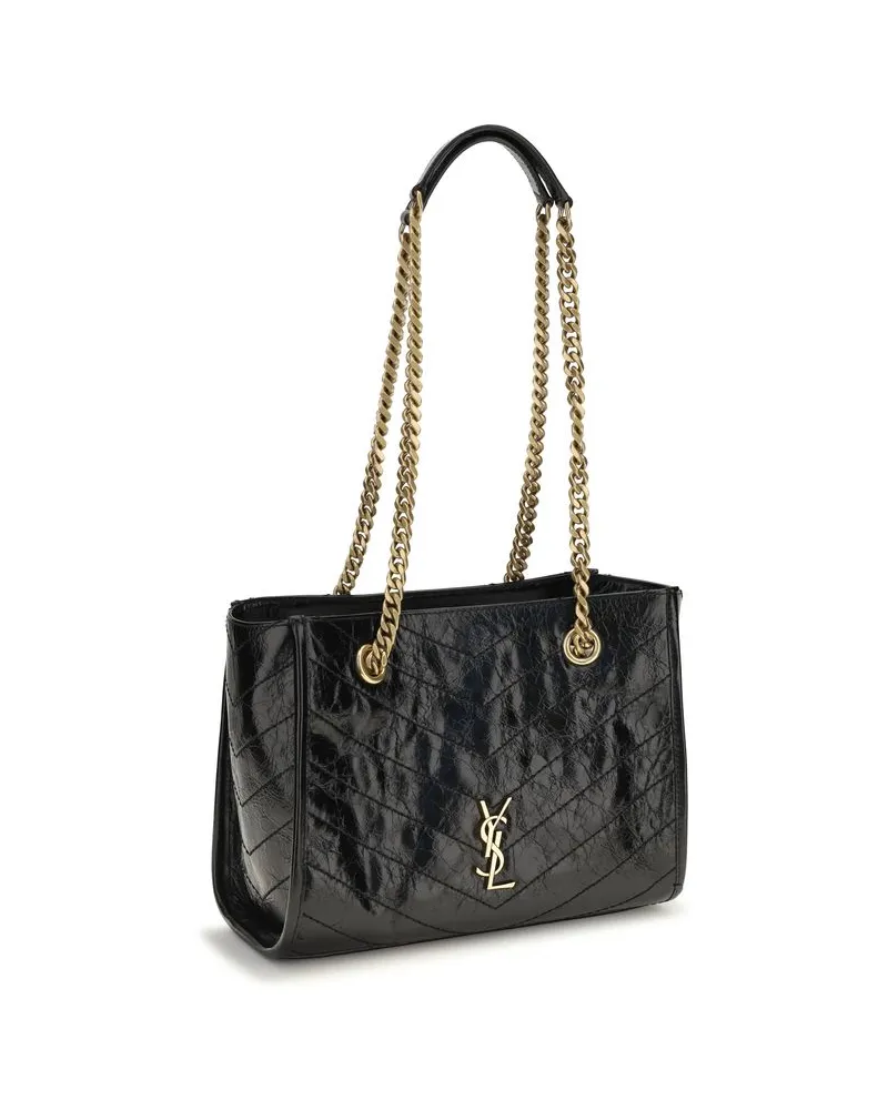 Saint Laurent Niki Shoulder Bag — Black Black