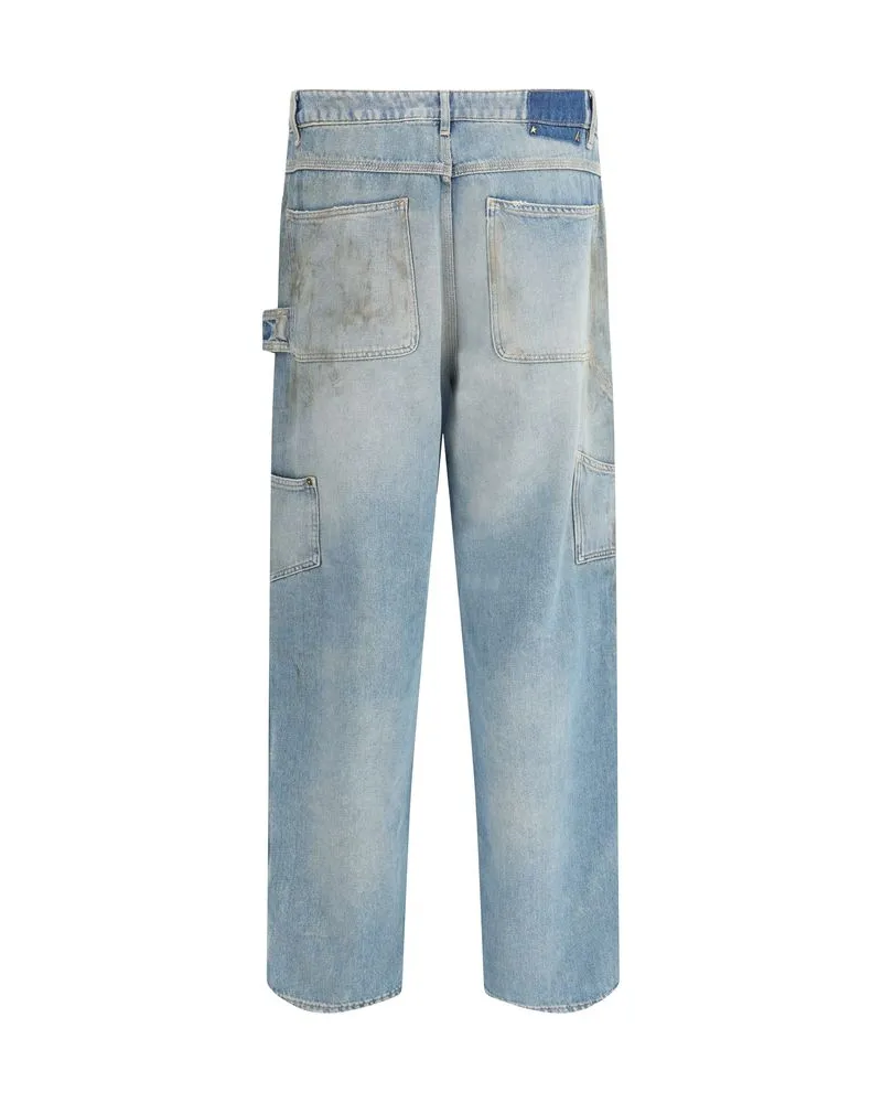 Golden Goose Men's Blue Cotton Jeans Denim Clothing Blue