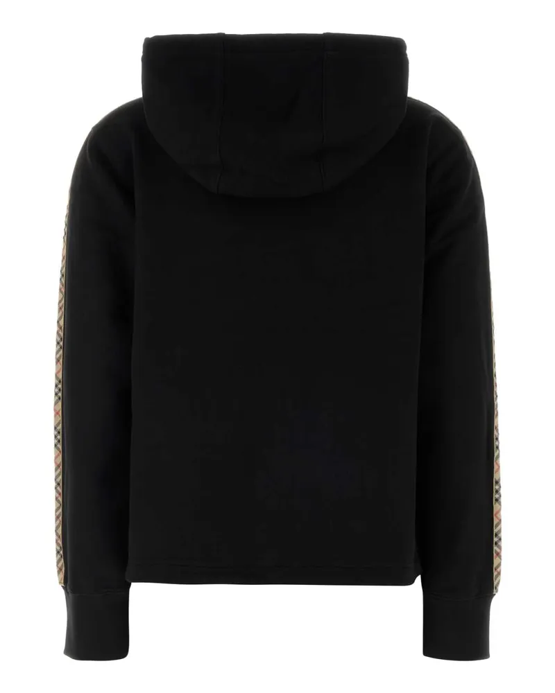 Burberry Women's Black Cotton Sweatshirt Exterior: Felpe Sweater Black