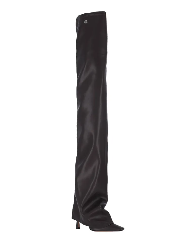 ATTICO Women's Boots Brown Main Fabric: Polyurethane Brown