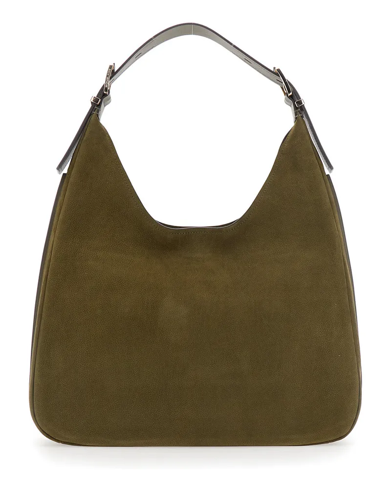 Michael Kors Women's Shoulder Bag Nolita Green Leather Cow Green