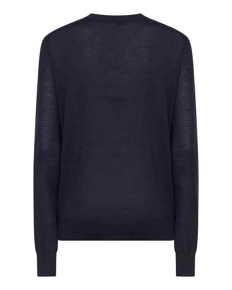 Totême Women's Midnight Blue Merino Wool And Silk Sweater Navy