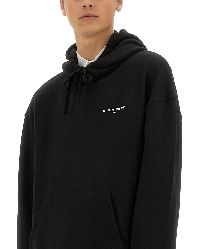 IH NOM UH NIT Cotton Hoodie — Black Black
