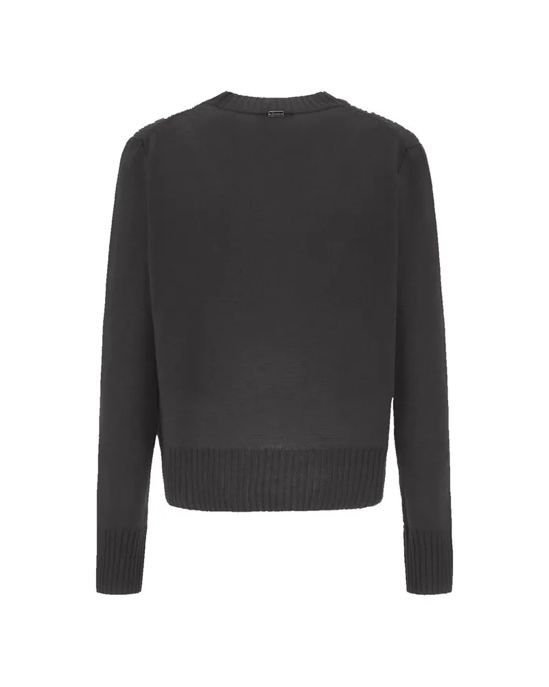 Herno Women's Black Cashmere Sweater Clothing Black