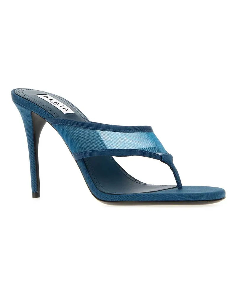 Alaïa INFRA Mules — Blue Blue