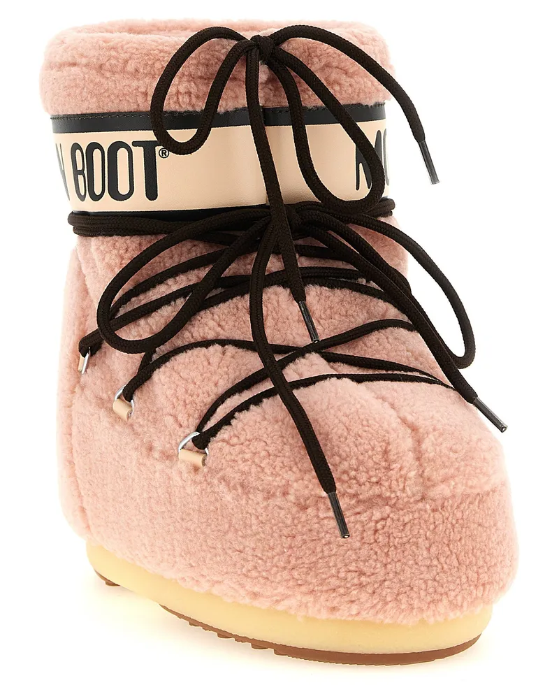 Moon Boot Icon Low Ankle Boot — Pink Pink