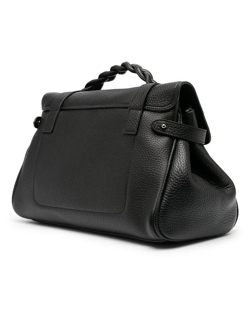 Mulberry Women's Handbag Alexa Black Pebbled Leather Calf Handbags Hand Bags Black