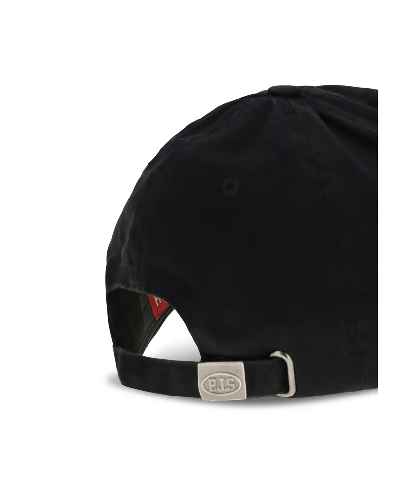 Parajumpers Men's Baseball Cap Leod Black Cotton Hat Black
