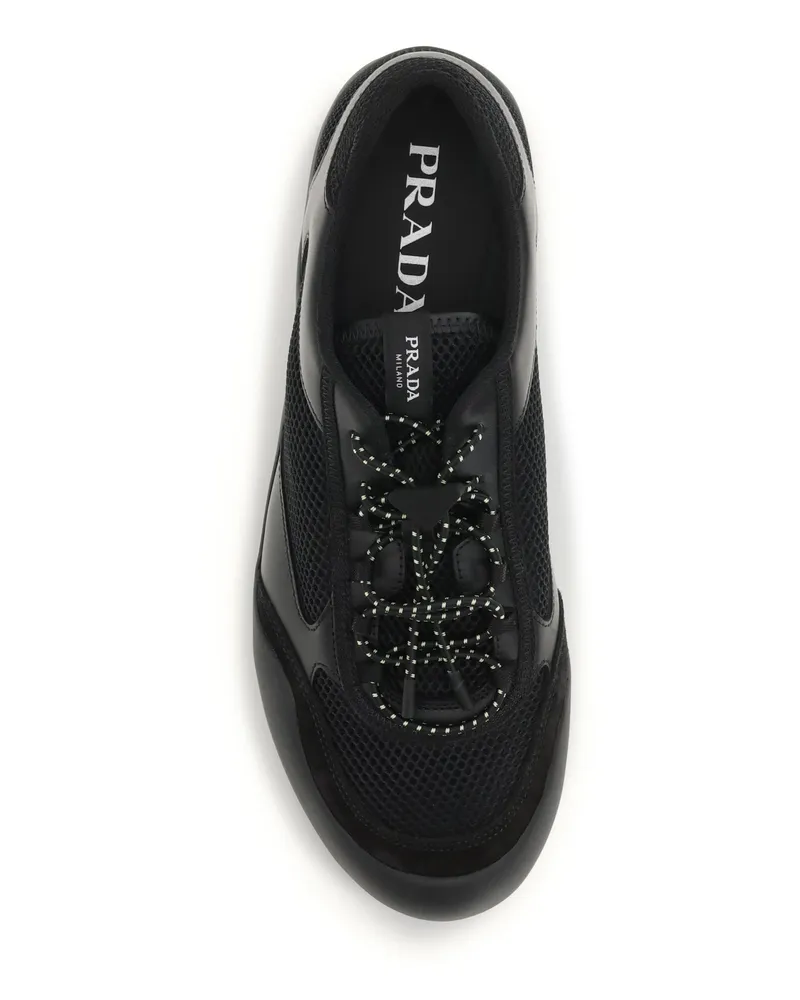 Prada Men's Sneakers Speedrock Black Upper: Polyester Trainers 