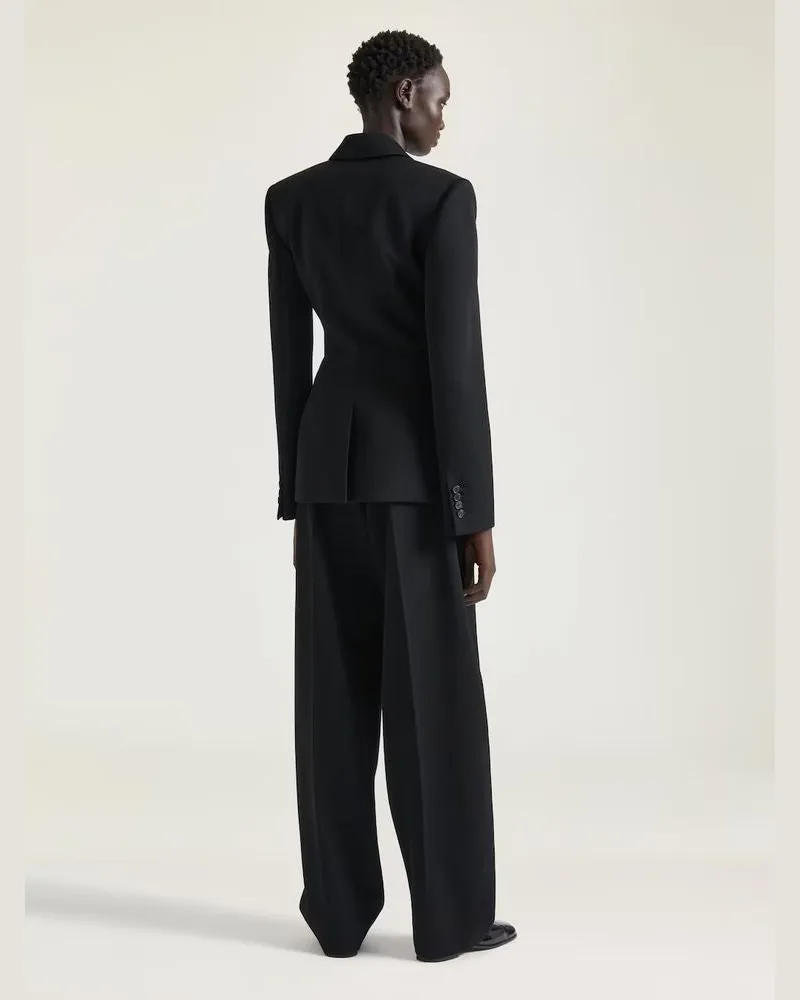 Givenchy Wide-Leg Trousers — Black Black
