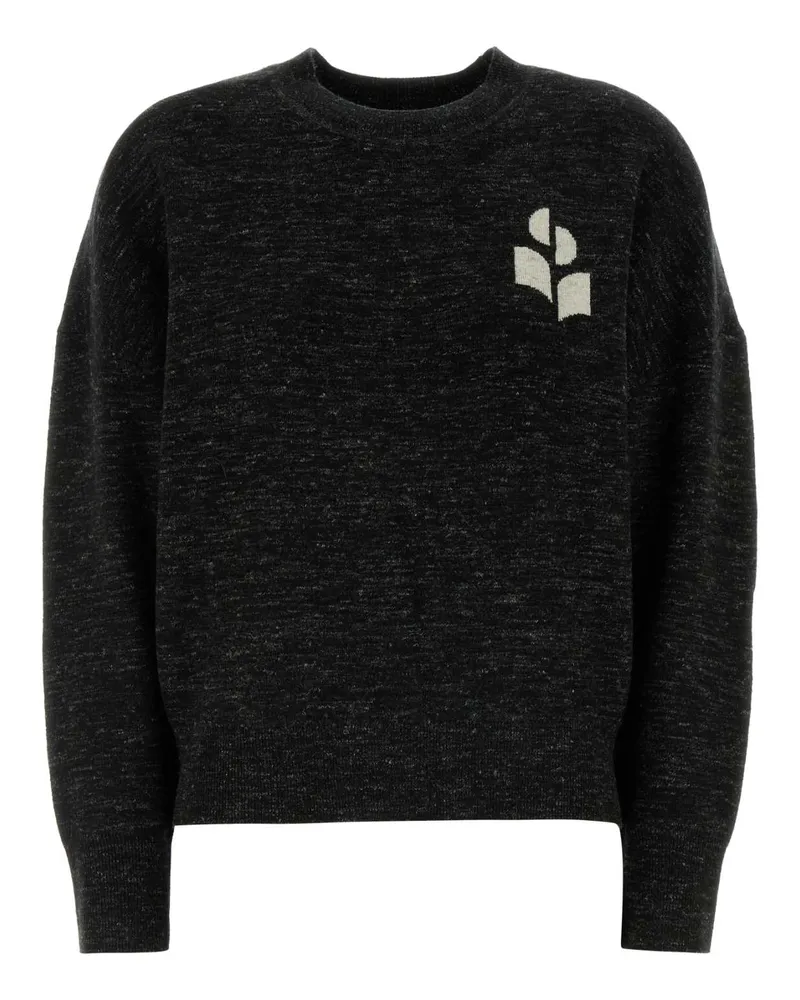 Étoile Isabel Marant Women's Viscose-Blend Knit Sweater Black Acrylic Wool Black