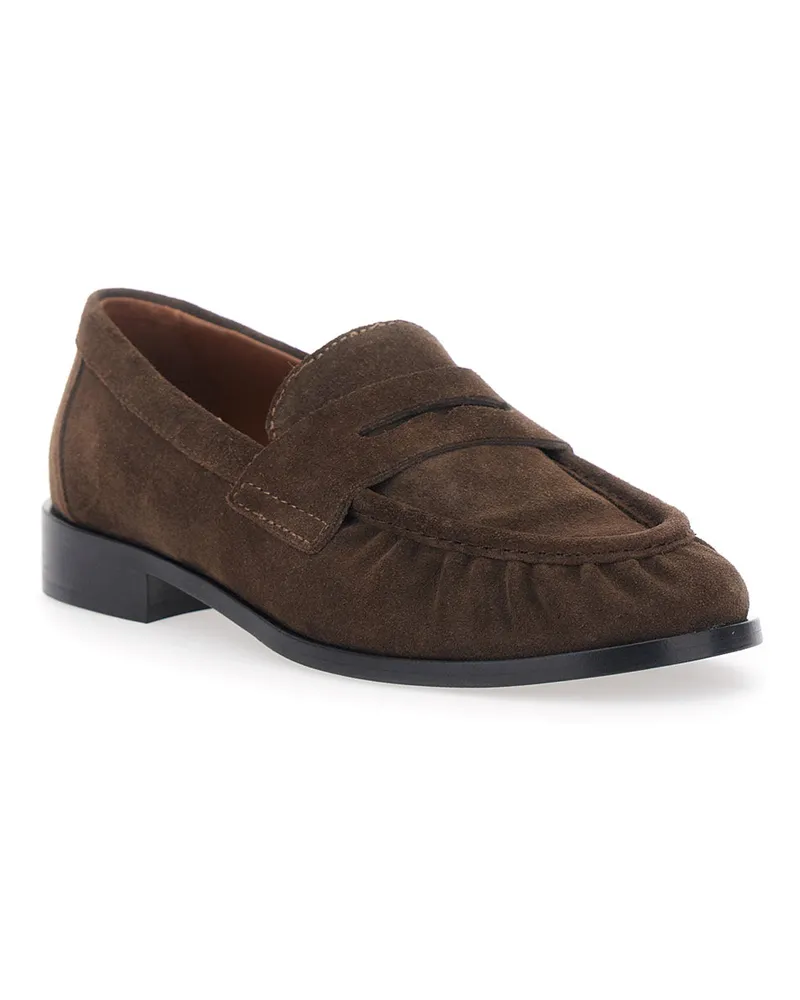 Strategia / JFK Women's Loafers Revue Brown Leather Brown
