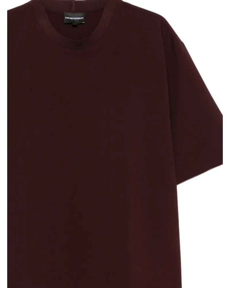 Emporio Armani Crew Neck T-Shirt — Brown Brown