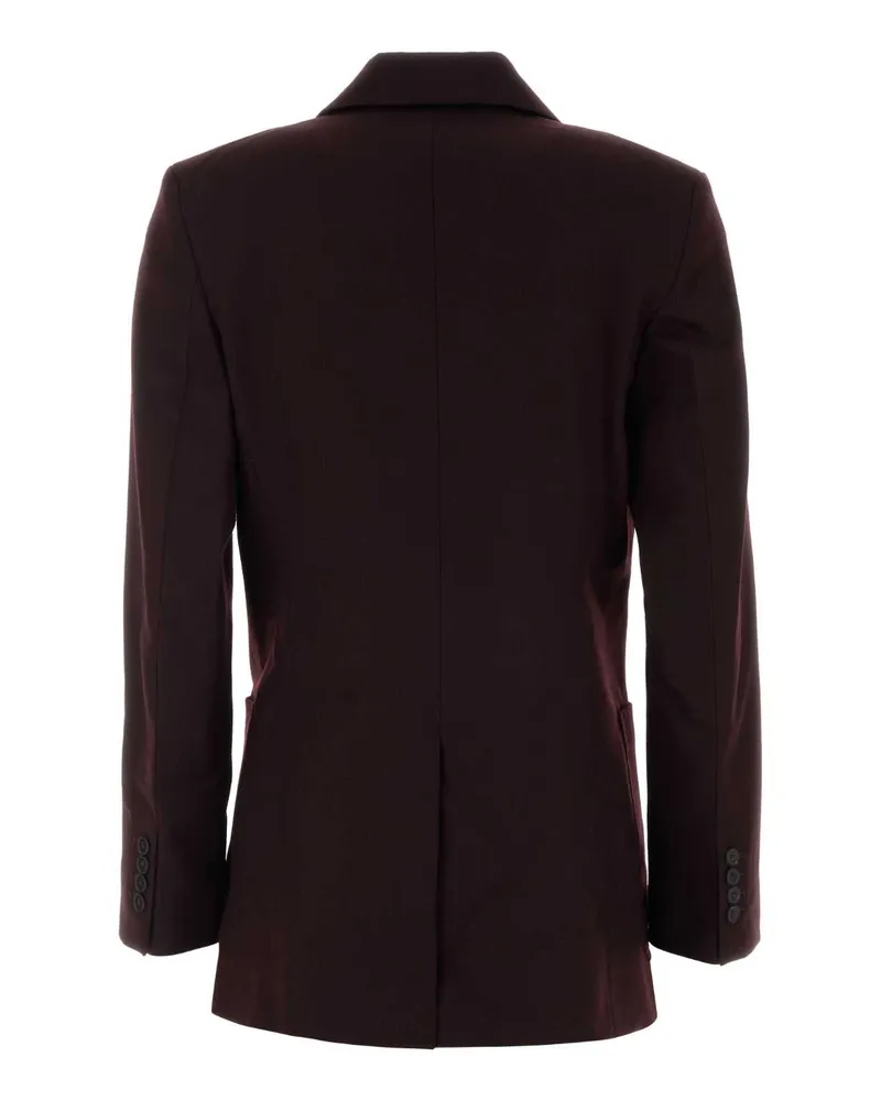 Victoria Beckham Virgin Wool Blazer — Purple Purple