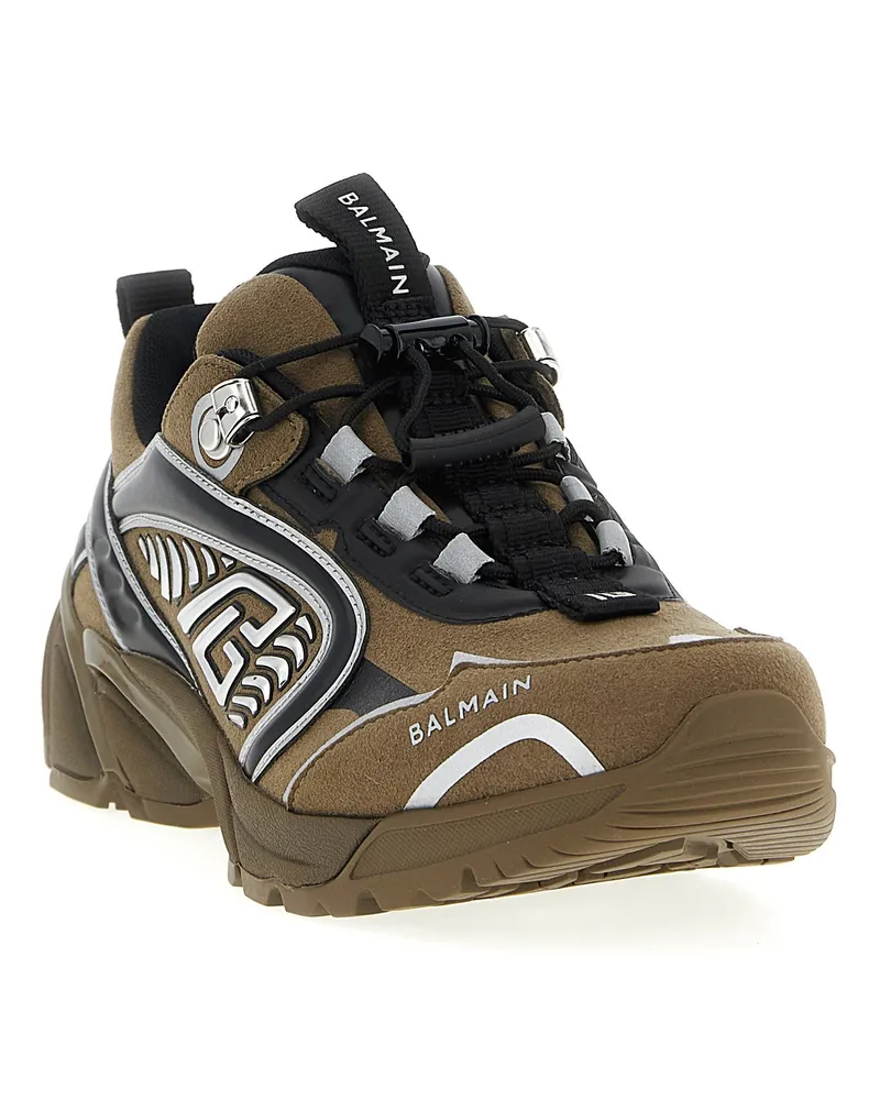 Balmain Cosmic Dust Sneaker — Tan Tan