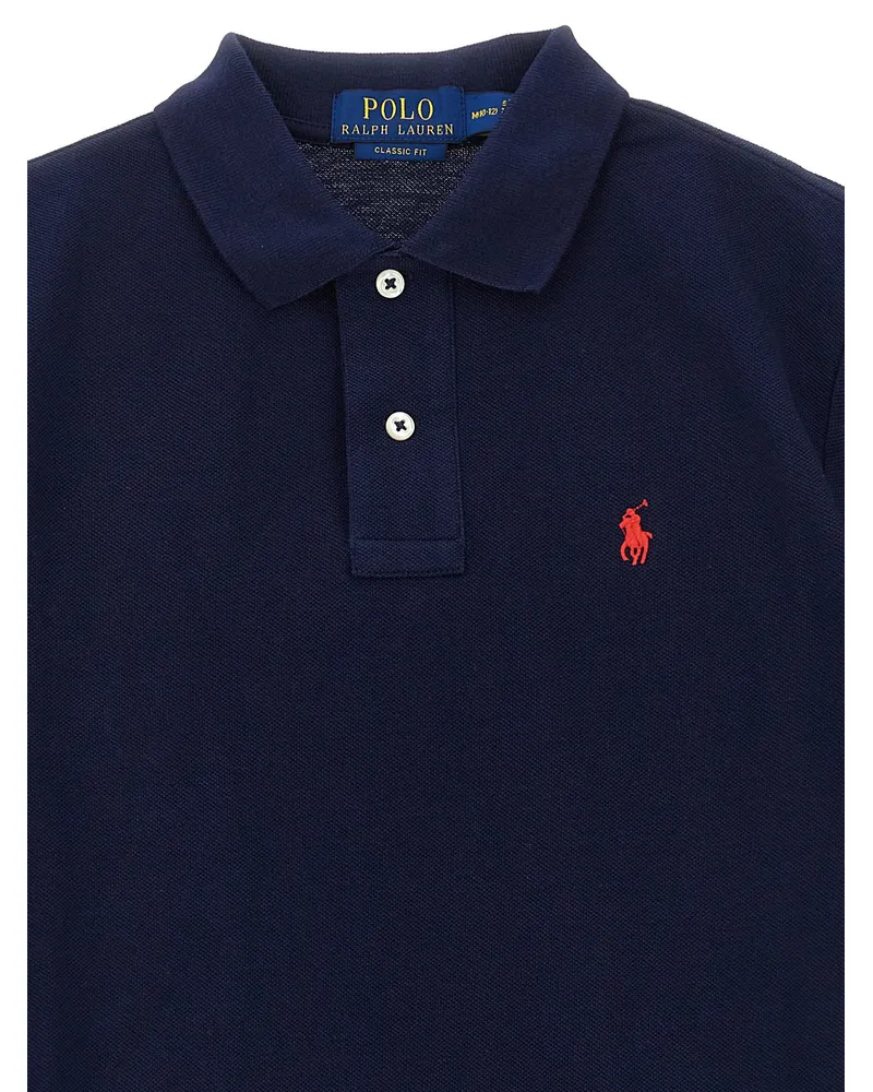 Ralph Lauren Embroidered Pony Logo Polo — Navy Navy