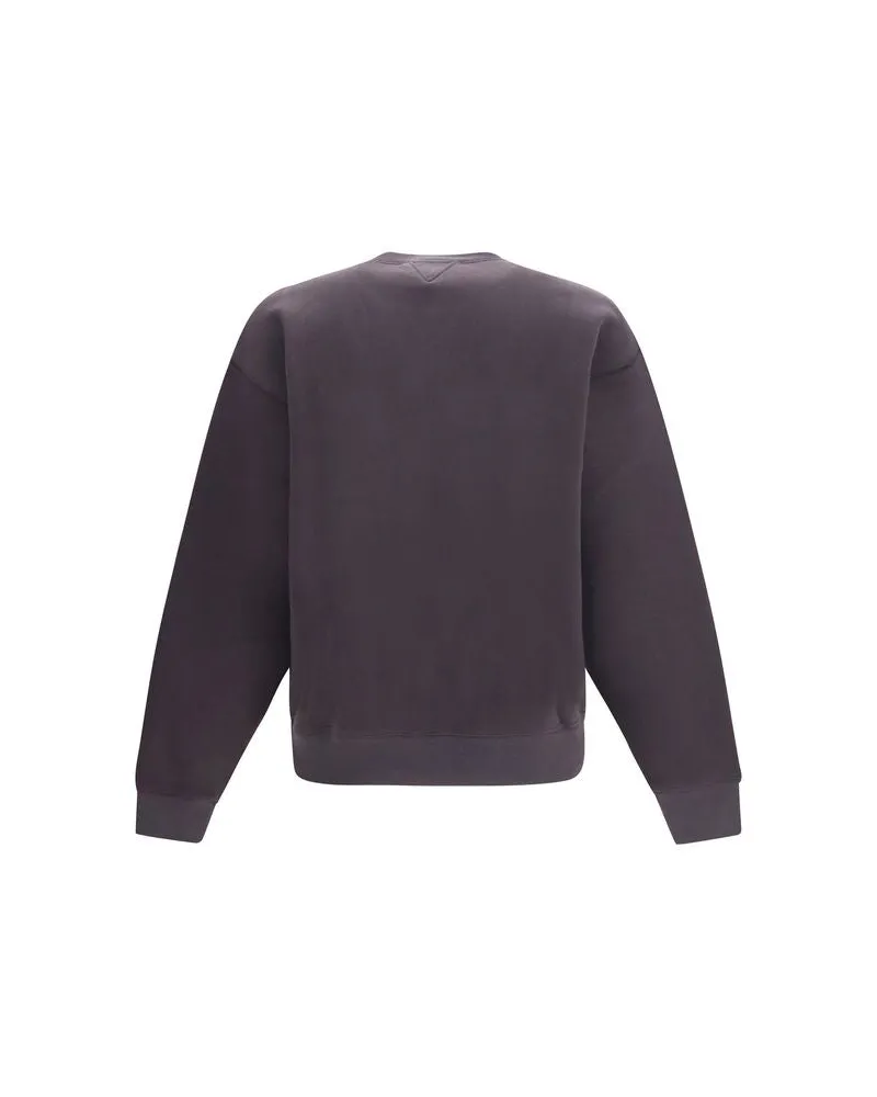 Our Legacy Cotton-Merino Wool Sweatshirt — Black Black