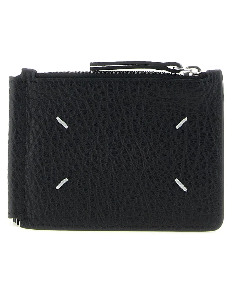 Maison Margiela Four Stitches Wallet — Black Black