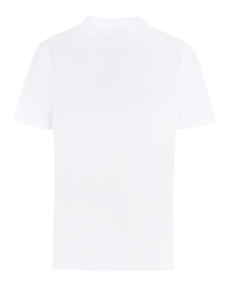 Golden Goose Women Cotton Crew-Neck T-Shirt White T-Shirts & Jerseys White