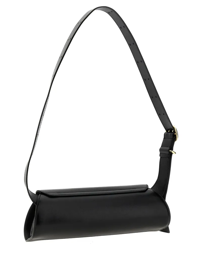 Jil Sander Cannolo Shoulder Bag — Black Black