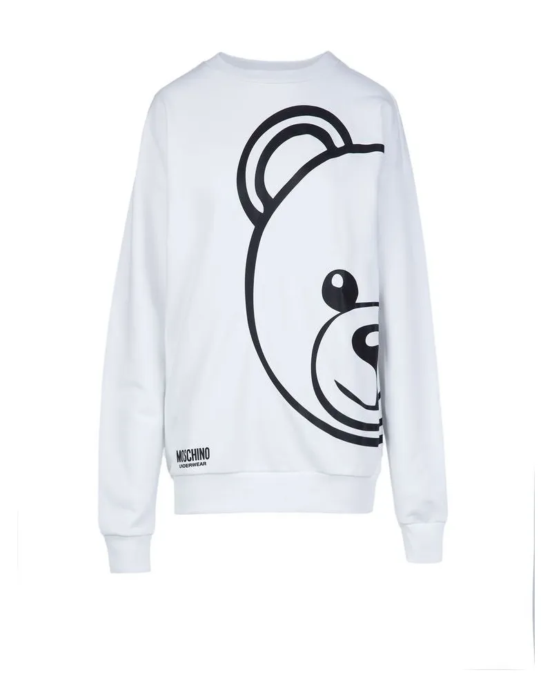 Moschino Logo-Graphic Sweatshirt — White White