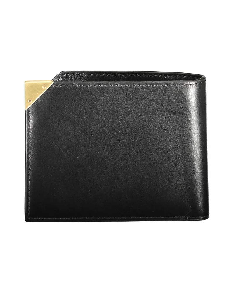Calvin Klein Leather Wallet — Black Black