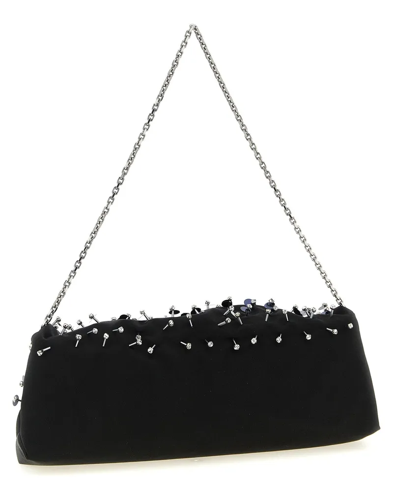 Roger Vivier Efflorescence Clutch — Black Black