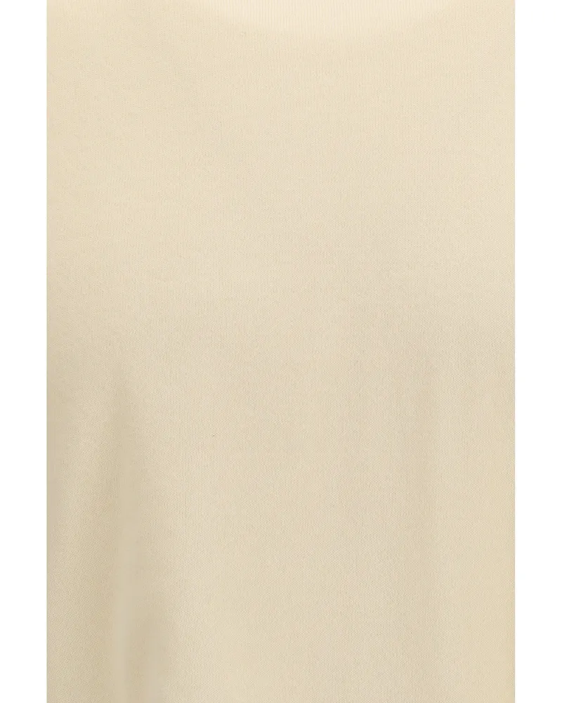 CRUNA Men's Cotton Knitted T-Shirt Butter T-Shirts And Polos Beige