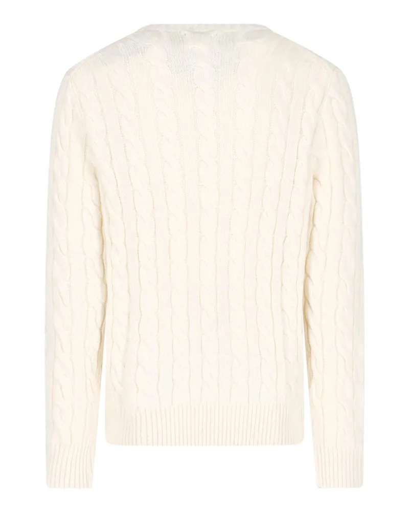Ralph Lauren Men Sweaters Cream Cotton Cream