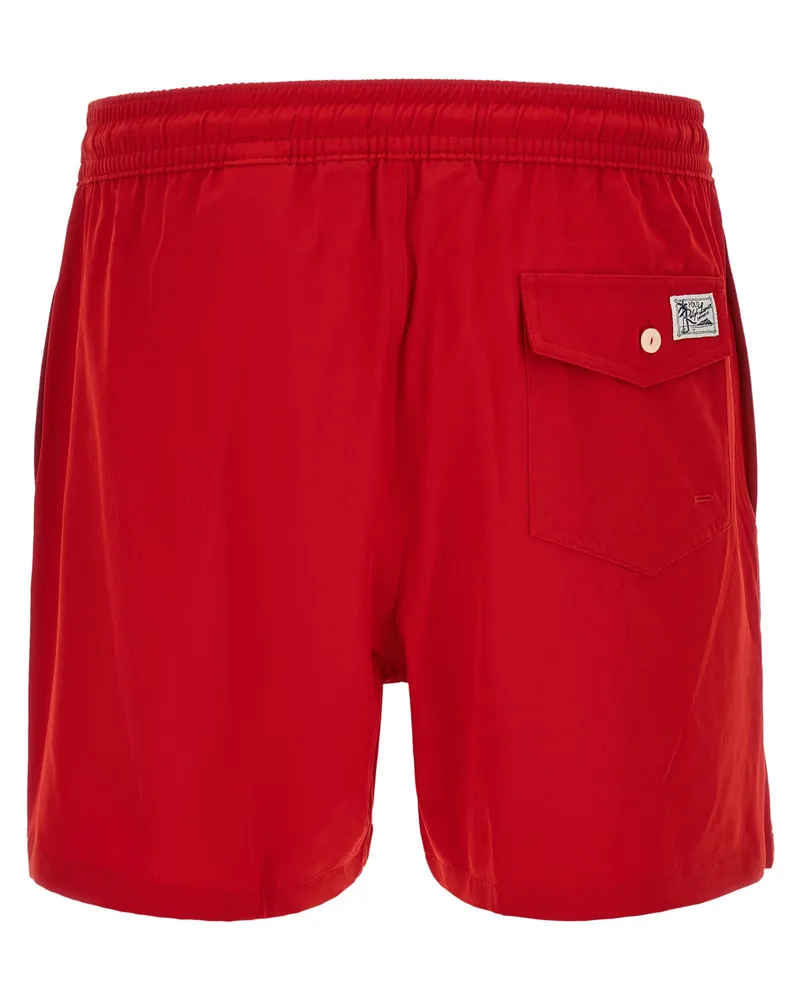Ralph Lauren Traveler Swim Shorts — Red Red