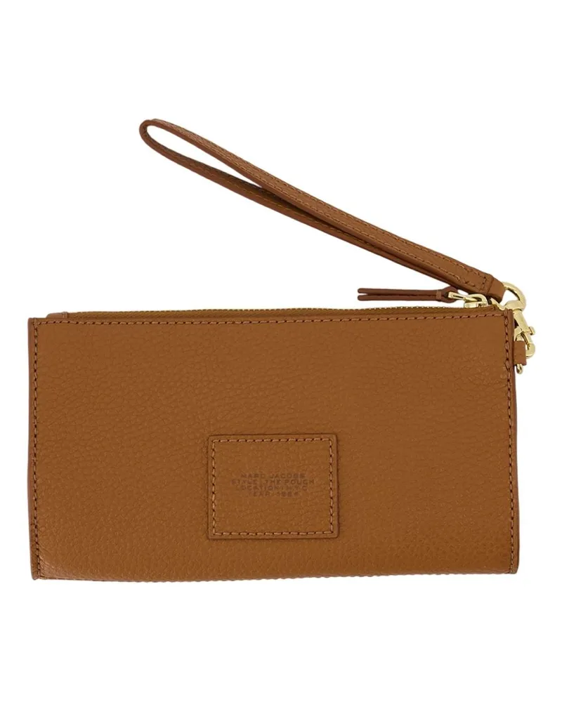 Marc Jacobs Women's The Pouch Clutch -  Leather Brown Cowhide Accessories Brown