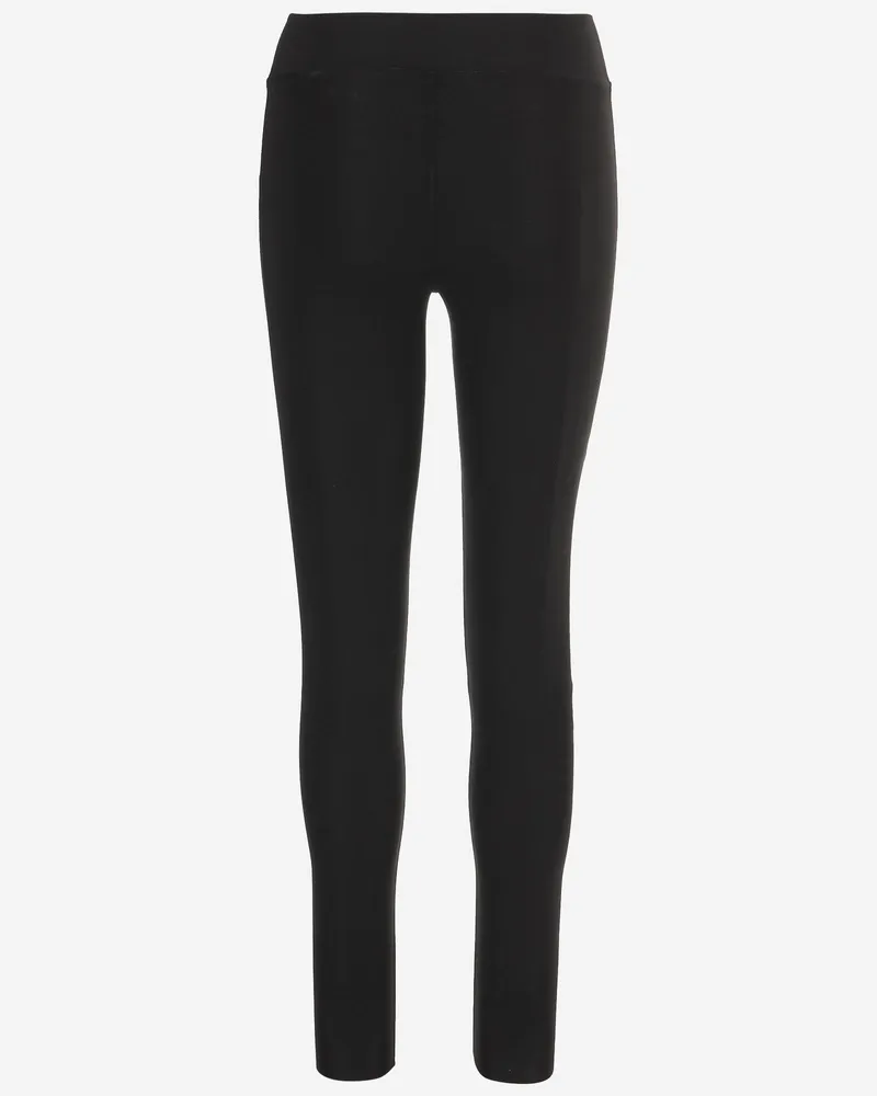 AUTRY Women's Skinny Nylon Blend Trousers Black Polyester Black