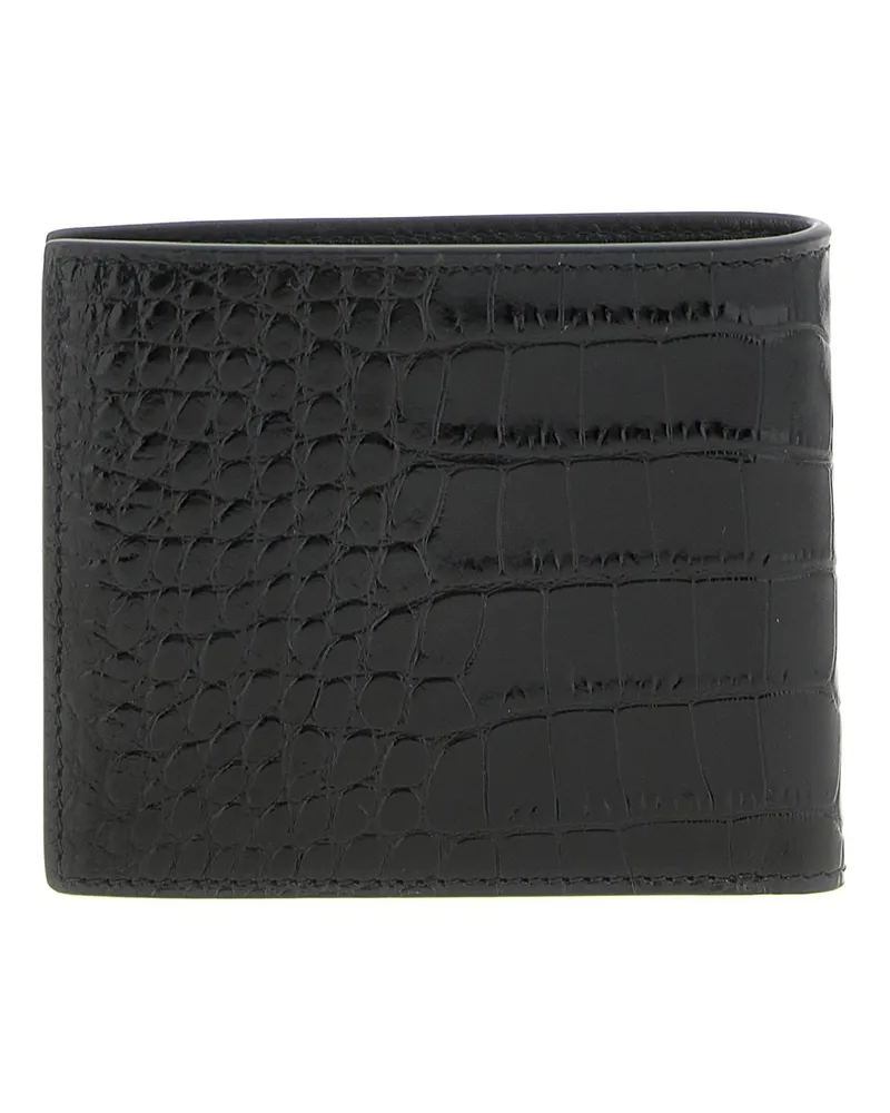 Tom Ford Men's Black Calfskin Wallet Black