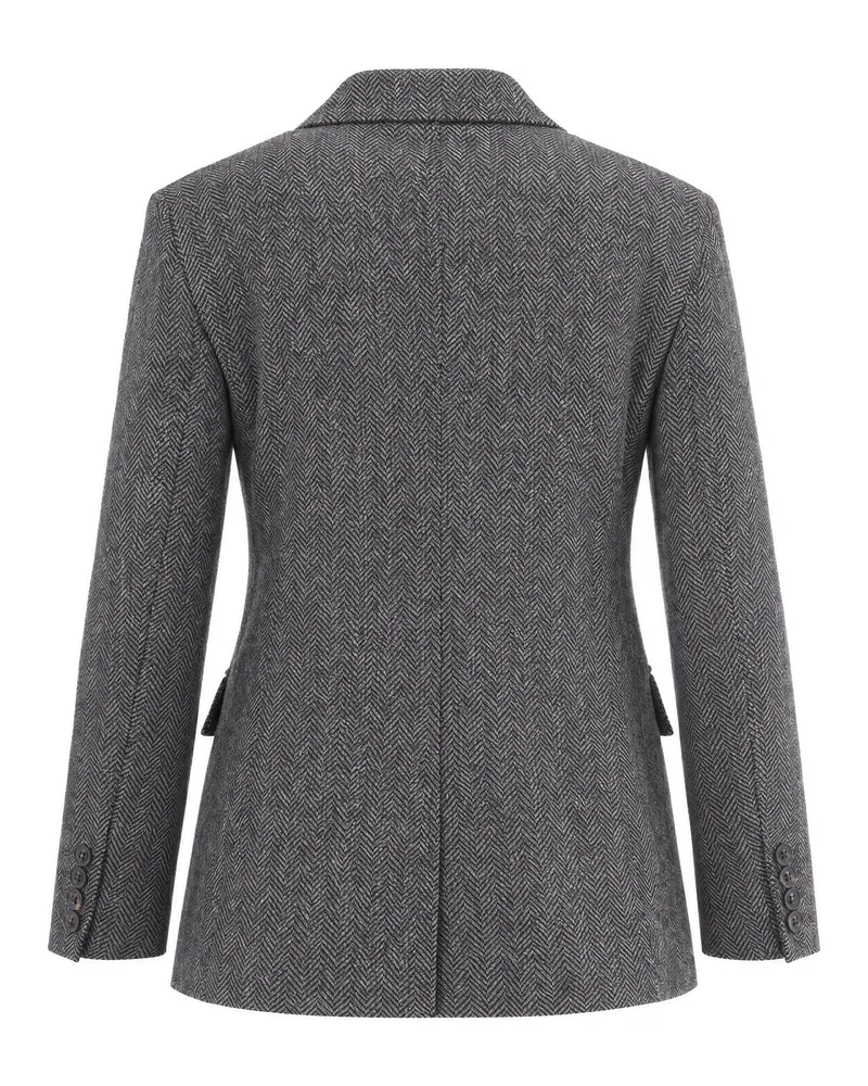 Max Mara Cresta Blazer — Gray Gray