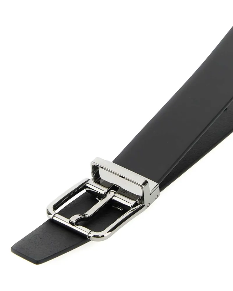 Dolce & Gabbana Leather Belt — Black Black