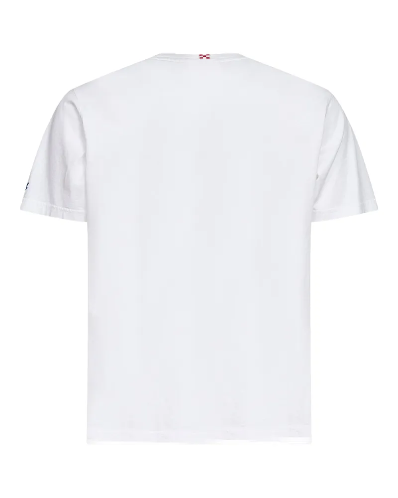 MC2 Saint Barth Men's T-Shirt Portofino White Cotton T-Shirts And Polos White