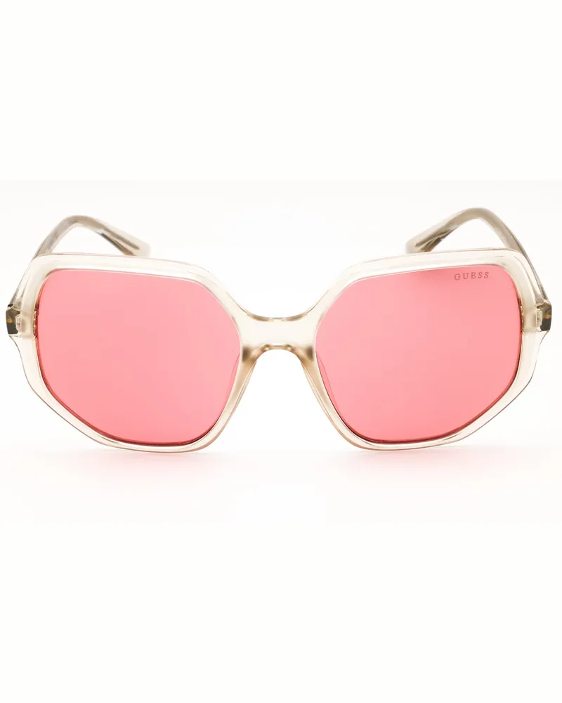 Guess Women's Gu7773 Sunglasses Clear Clear