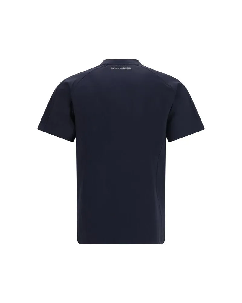 Balenciaga Men Blue Polyamide Sportswear Clothing Navy