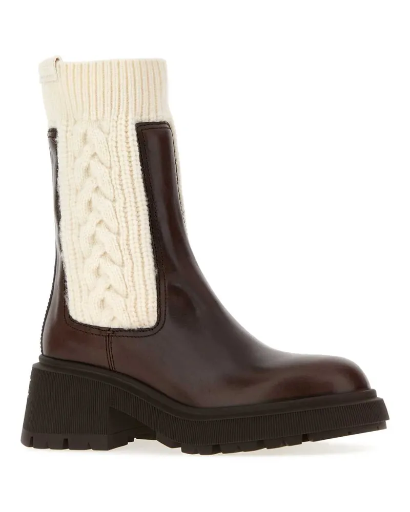 Jimmy Choo Tamia Flat Boot — Brown Brown