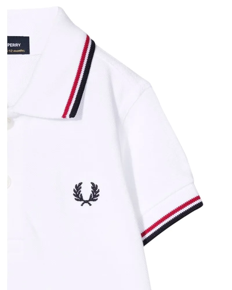 Fred Perry Cotton T-Shirt — White White