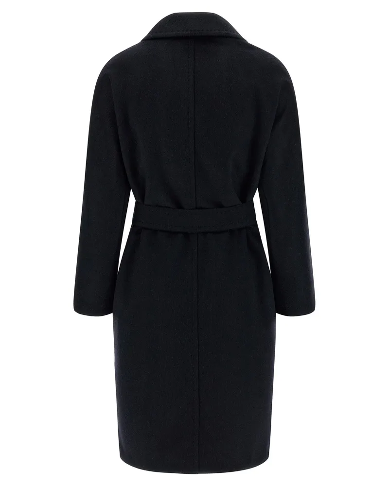 Max Mara Panteon Coat — Black Black