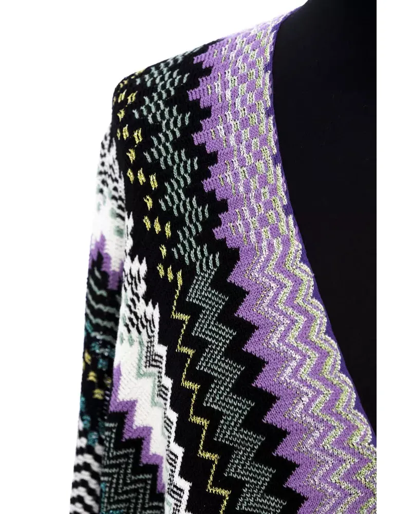 Missoni Multicolor Wool Women Poncho Clothing Multicolor