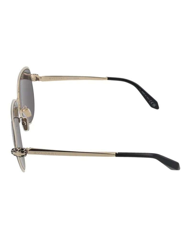 Bulgari BV40043U Metal Frame Sunglasses — Silver Silver