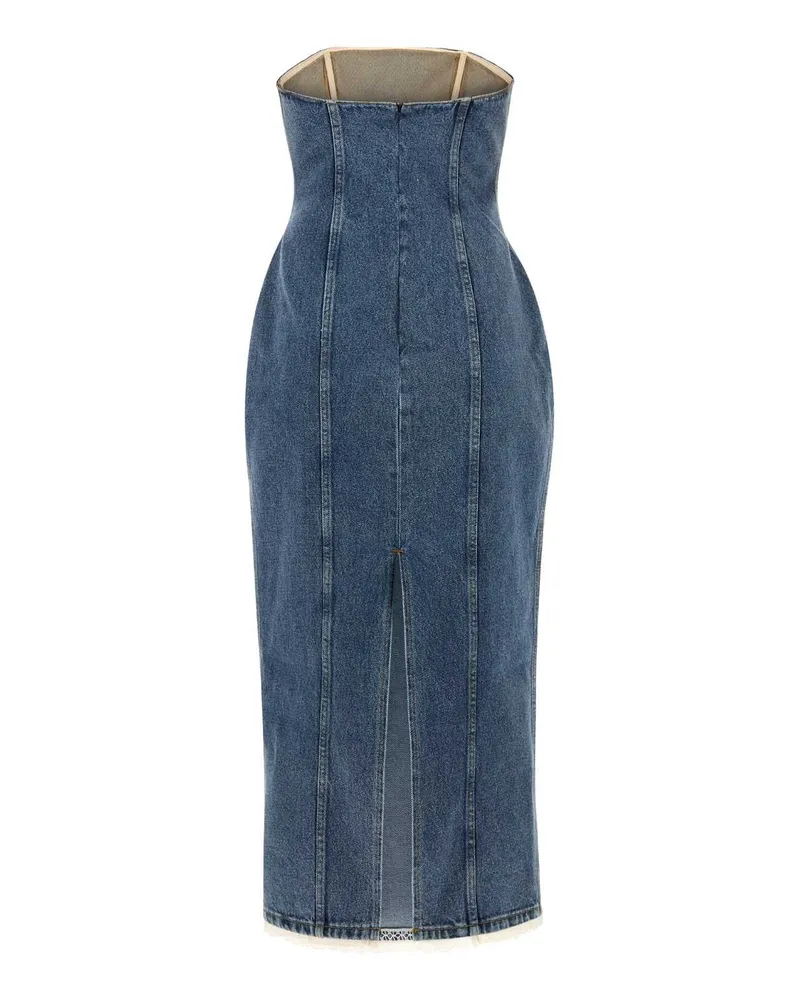Magda Butrym Darkblue Exterior: Cotton Abiti Dress Blue