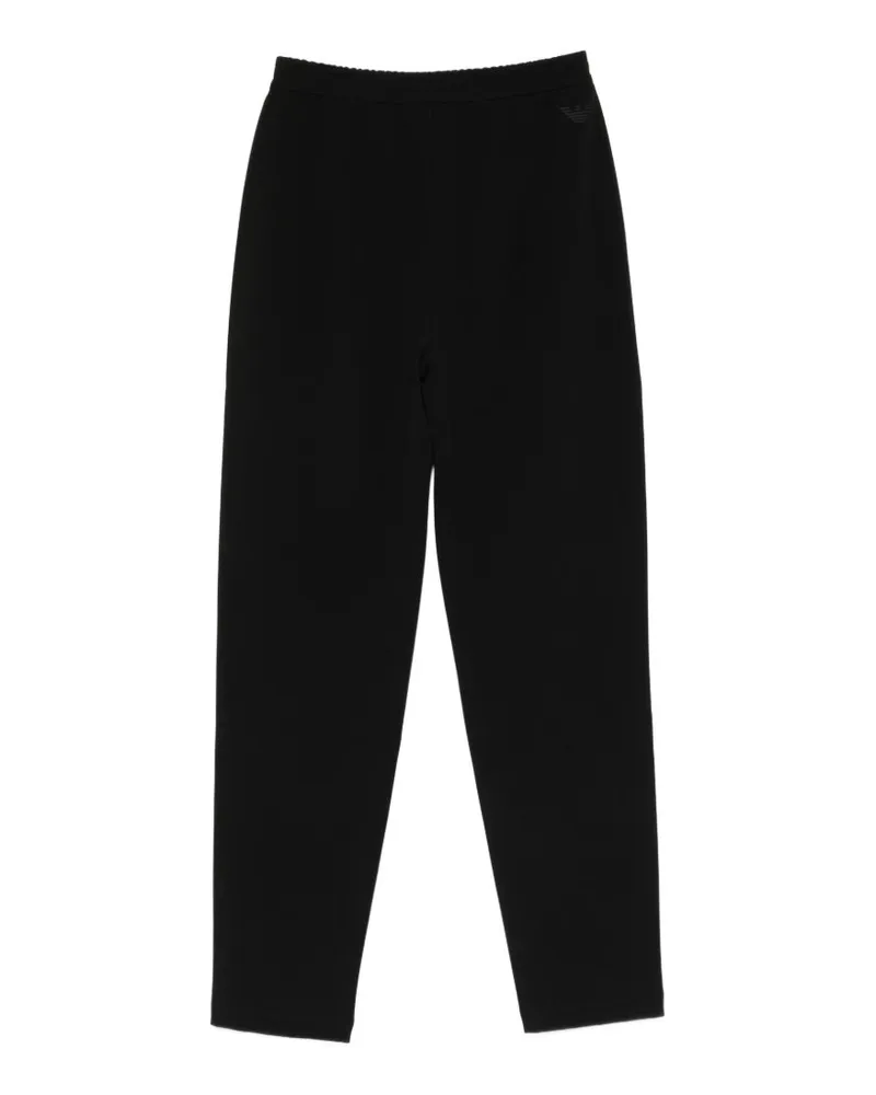 Emporio Armani Slim Tapered Trousers — Black Black