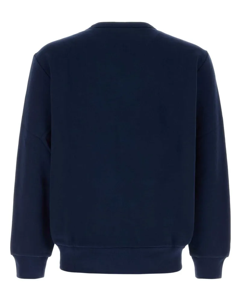 Ralph Lauren Logo-Embroidered Cotton Blend Sweatshirt — Navy Navy