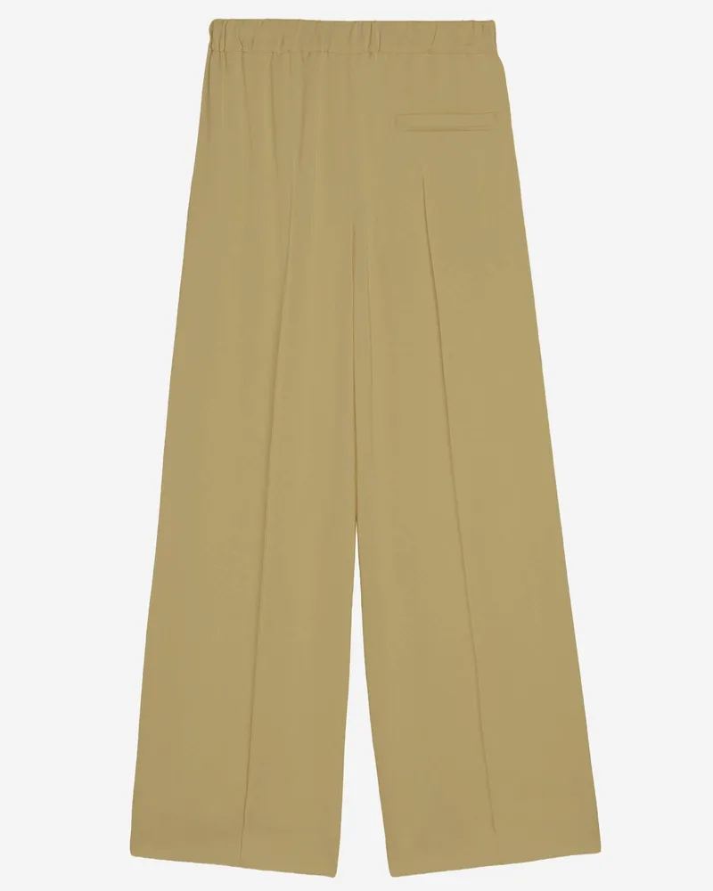 Jil Sander Women's Cotton Trousers Beige Beige