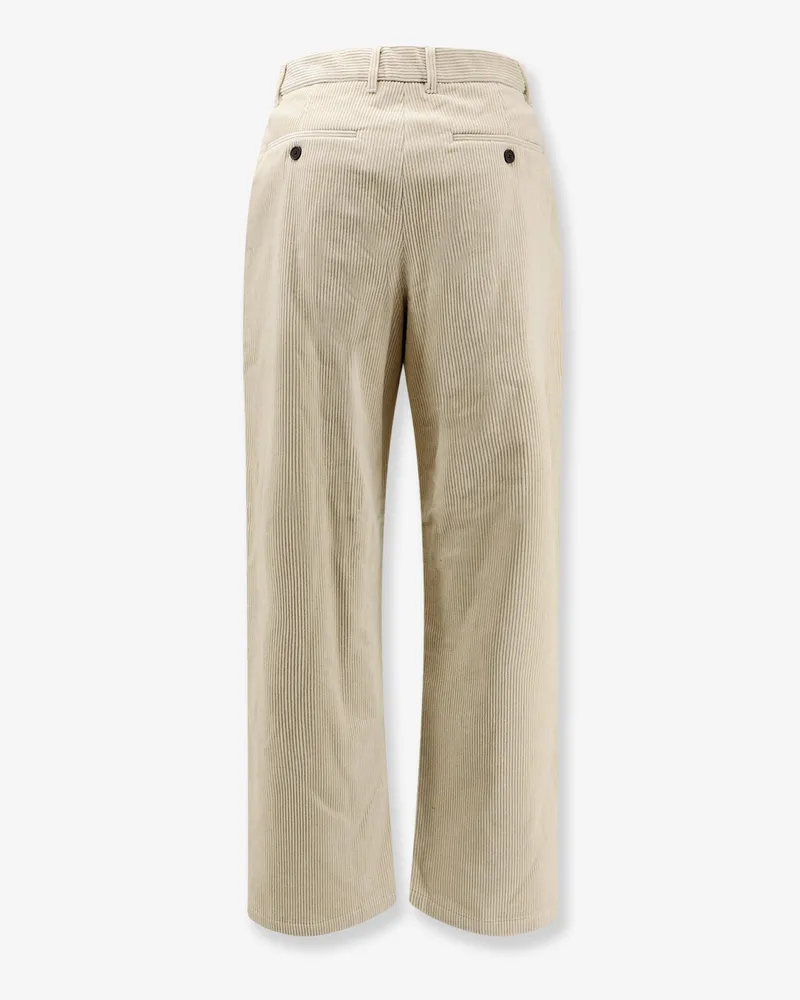 Dunst Men's Trousers Corduroy White Cotton White